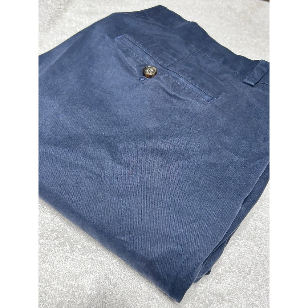 Vineyard Vines Breaker Pants Mens 38x32 Blue Chino Stretch Casual Flat Front